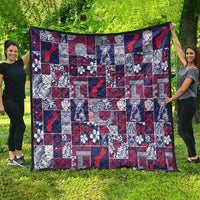 Guam Felis Pasgua Quilt Pacific Patchwork Xmas Vibes - Polynesian Pride