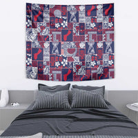 Guam Felis Pasgua Tapestry Pacific Patchwork Xmas Vibes - Polynesian Pride