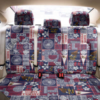 Manuia le Kerisimasi American Samoa Back Car Seat Cover Pacific Patchwork Xmas Vibes - Polynesian Pride