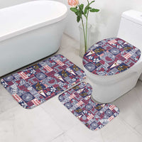 Manuia le Kerisimasi American Samoa Bathroom Set Pacific Patchwork Xmas Vibes - Polynesian Pride