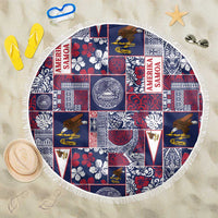 Manuia le Kerisimasi American Samoa Beach Blanket Pacific Patchwork Xmas Vibes - Polynesian Pride