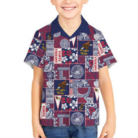 Manuia le Kerisimasi American Samoa Family Matching Mermaid Dress and Hawaiian Shirt Pacific Patchwork Xmas Vibes - Polynesian Pride