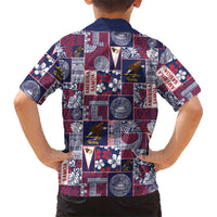 Manuia le Kerisimasi American Samoa Family Matching Puletasi and Hawaiian Shirt Pacific Patchwork Xmas Vibes - Polynesian Pride
