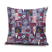 Manuia le Kerisimasi American Samoa Pillow Cover Pacific Patchwork Xmas Vibes - Polynesian Pride