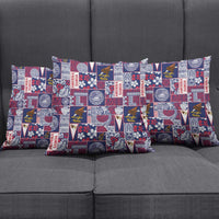 Manuia le Kerisimasi American Samoa Pillow Cover Pacific Patchwork Xmas Vibes - Polynesian Pride