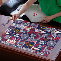 Manuia le Kerisimasi American Samoa Puzzle Pacific Patchwork Xmas Vibes - Polynesian Pride