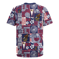 Manuia le Kerisimasi American Samoa Rugby Jersey Pacific Patchwork Xmas Vibes LT9 - Polynesian Pride