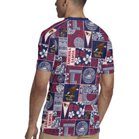 Manuia le Kerisimasi American Samoa Rugby Jersey Pacific Patchwork Xmas Vibes LT9 - Polynesian Pride