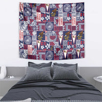 Manuia le Kerisimasi American Samoa Tapestry Pacific Patchwork Xmas Vibes - Polynesian Pride