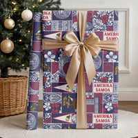 Manuia le Kerisimasi American Samoa Wrapping Paper Pacific Patchwork Xmas Vibes - Polynesian Pride