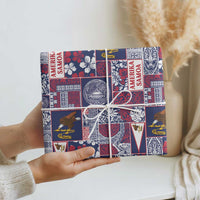 Manuia le Kerisimasi American Samoa Wrapping Paper Pacific Patchwork Xmas Vibes - Polynesian Pride