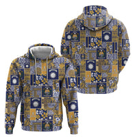 Ekamawir omo Nauru Hoodie Pacific Patchwork Xmas Vibes - Polynesian Pride
