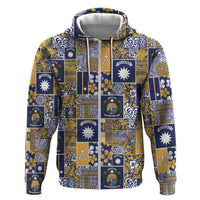 Ekamawir omo Nauru Hoodie Pacific Patchwork Xmas Vibes - Polynesian Pride