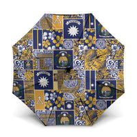Ekamawir omo Nauru Umbrella Pacific Patchwork Xmas Vibes - Polynesian Pride