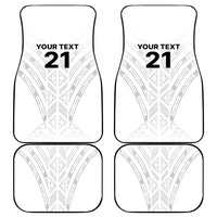 New Zealand Koru Fern Custom Car Mats Simple Taniko Motif