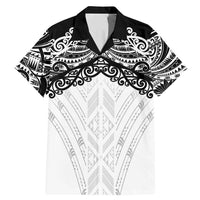 New Zealand Koru Fern Custom Family Matching Mermaid Dress and Hawaiian Shirt Simple Taniko Motif