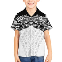 New Zealand Koru Fern Custom Family Matching Short Sleeve Bodycon Dress and Hawaiian Shirt Simple Taniko Motif