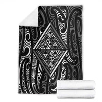 New Zealand Maori Taniko Blanket Black Kowhaiwhai Puhoro LT9 - Polynesian Pride