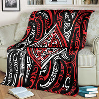 New Zealand Maori Taniko Blanket Red Kowhaiwhai Puhoro LT9 - Polynesian Pride