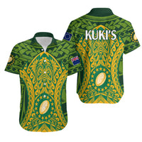 Cook Islands Rugby Hawaiian Shirt Kukis Athletic Style LT9 - Polynesian Pride