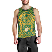 Cook Islands Rugby Men Tank Top Kukis Athletic Style LT9 - Polynesian Pride