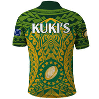 Cook Islands Rugby Polo Shirt Kukis Athletic Style LT9 - Polynesian Pride