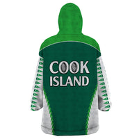 Polynesian Pride Cook Islands Rugby Wearable Blanket Hoodie No1 LT9 - Polynesian Pride