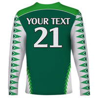 Personalised Polynesian Pride Cook Islands Rugby Long Sleeve Shirt No1 LT9 - Polynesian Pride