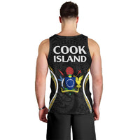 Polynesian Pride Cook Islands Men Tank Top Tribal Wave Style LT9 - Polynesian Pride