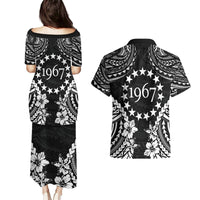 Cook Islands Ra o te Ui Ariki Est 1967 Couples Matching Puletasi and Hawaiian Shirt LT9 - Polynesian Pride