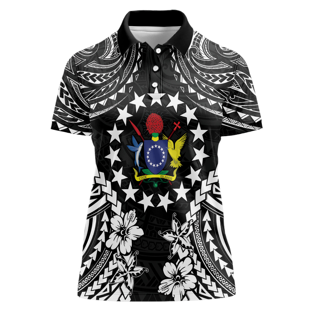 Cook Islands Ra o te Ui Ariki Est 1967 Women Polo Shirt