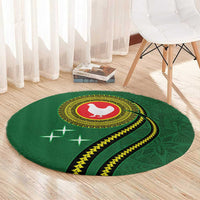 Manua Islands Polynesian Style Round Carpet