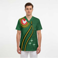 Manua Islands Polynesian Style Scrub Top - Polynesian Pride