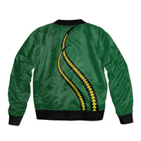 Manua Islands Polynesian Style Sleeve Zip Bomber Jacket LT9 - Polynesian Pride