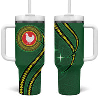 Manua Islands Polynesian Style Tumbler With Handle