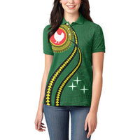 Manua Islands Polynesian Style Women Polo Shirt
