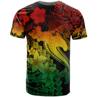 Aloha Hawaii T Shirt Hammerhead Shark Tattoo Polynesian Summer - Reggae LT9 - Polynesian Pride