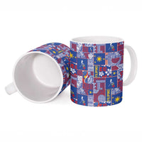 Filipino Maligayang Pasko Ceramic Mug Pacific Patchwork Xmas Vibes - Polynesian Pride