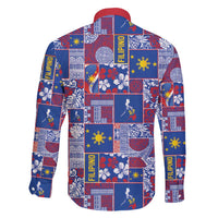 Filipino Maligayang Pasko Family Matching Puletasi and Hawaiian Shirt Pacific Patchwork Xmas Vibes - Polynesian Pride
