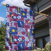 Filipino Maligayang Pasko Garden Flag Pacific Patchwork Xmas Vibes - Polynesian Pride