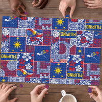 Filipino Maligayang Pasko Puzzle Pacific Patchwork Xmas Vibes - Polynesian Pride