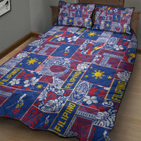 Filipino Maligayang Pasko Quilt Bed Set Pacific Patchwork Xmas Vibes - Polynesian Pride