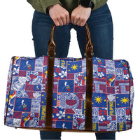 Filipino Maligayang Pasko Travel Bag Pacific Patchwork Xmas Vibes - Polynesian Pride