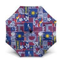 Filipino Maligayang Pasko Umbrella Pacific Patchwork Xmas Vibes - Polynesian Pride