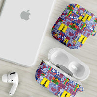New Caledonia Joyeux Noel AirPods Case Pacific Patchwork Xmas Vibes - Polynesian Pride
