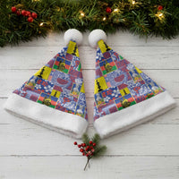 New Caledonia Joyeux Noel Christmas Santa Hat Pacific Patchwork Xmas Vibes - Polynesian Pride
