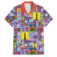 New Caledonia Joyeux Noel Family Matching Long Sleeve Bodycon Dress and Hawaiian Shirt Pacific Patchwork Xmas Vibes - Polynesian Pride