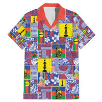 New Caledonia Joyeux Noel Family Matching Mermaid Dress and Hawaiian Shirt Pacific Patchwork Xmas Vibes - Polynesian Pride