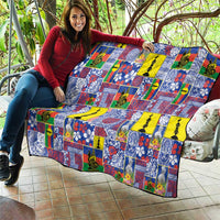 New Caledonia Joyeux Noel Quilt Pacific Patchwork Xmas Vibes - Polynesian Pride