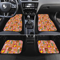 Niue Monuina e Kilisimasi Car Mats Pacific Patchwork Xmas Vibes - Polynesian Pride